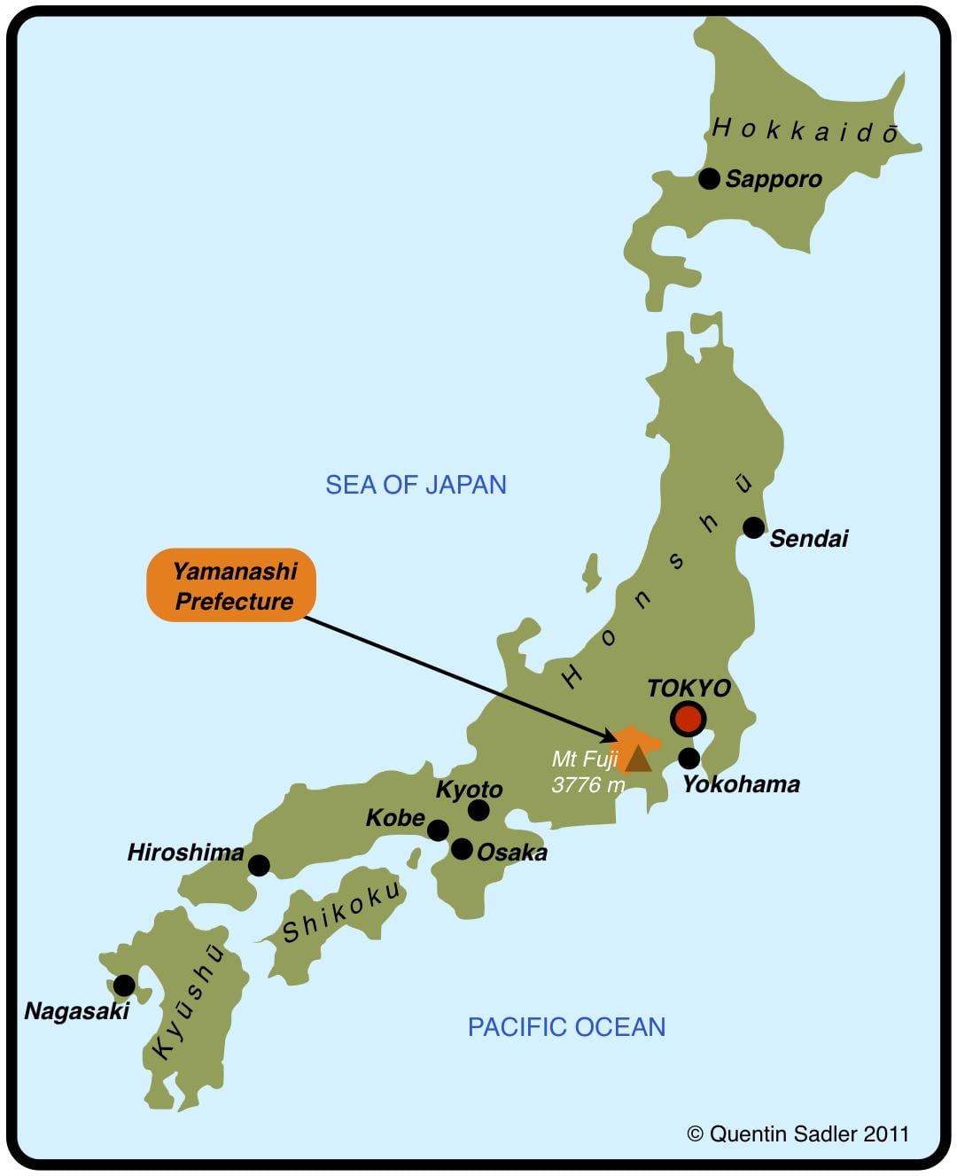 Yokohama në një hartë